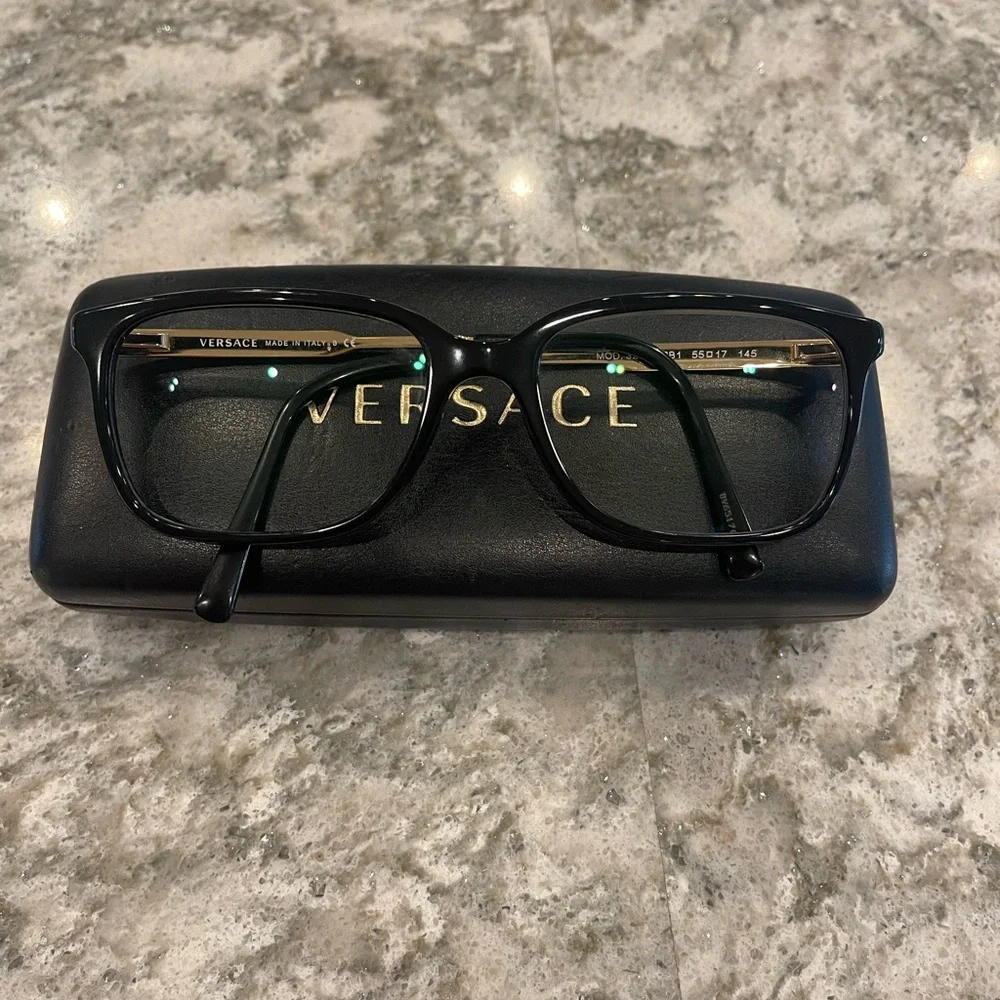 Versace Women's Glasses in Classic Black